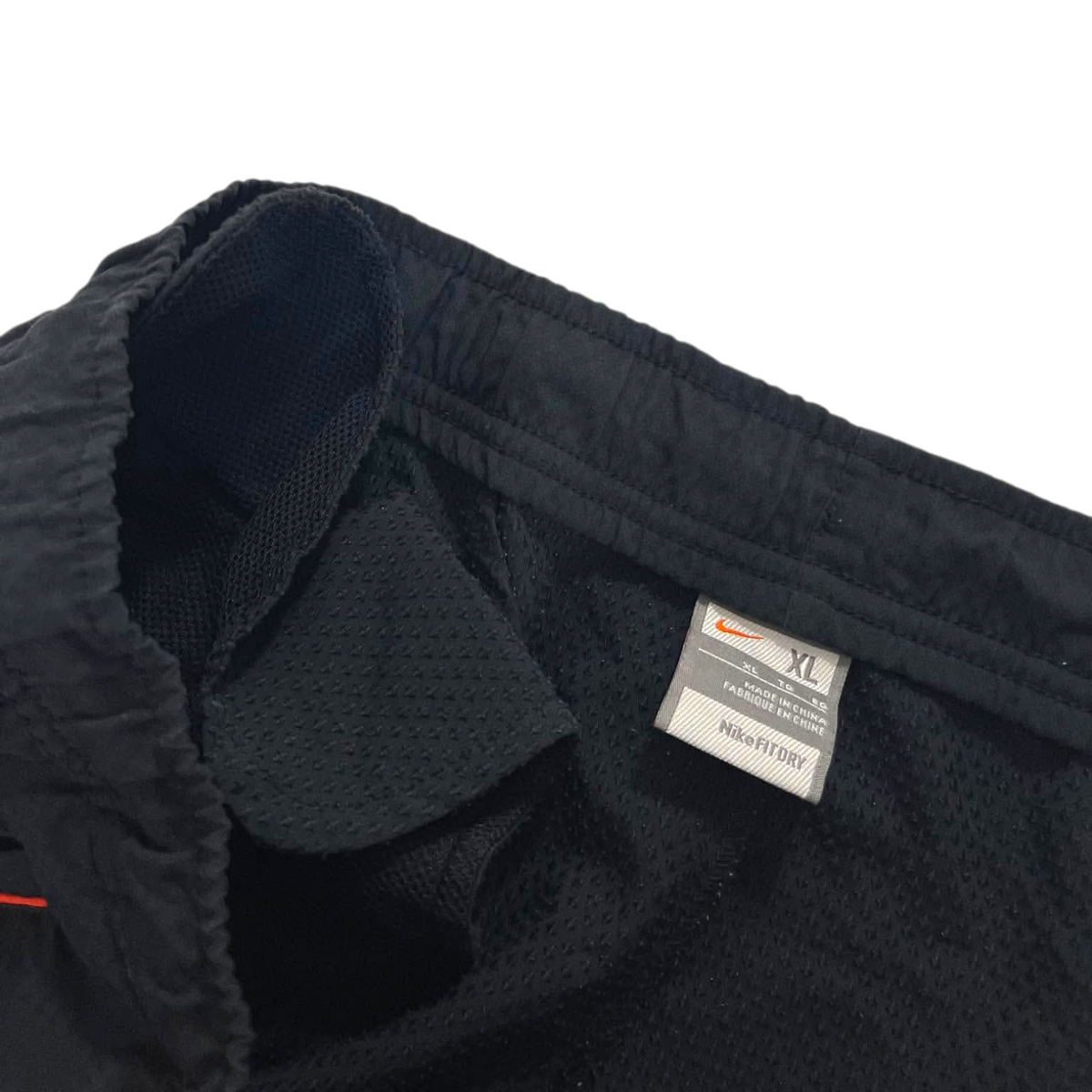 NIKE BLACK & NAVY TRACK PANTS² (BEST FIT L)