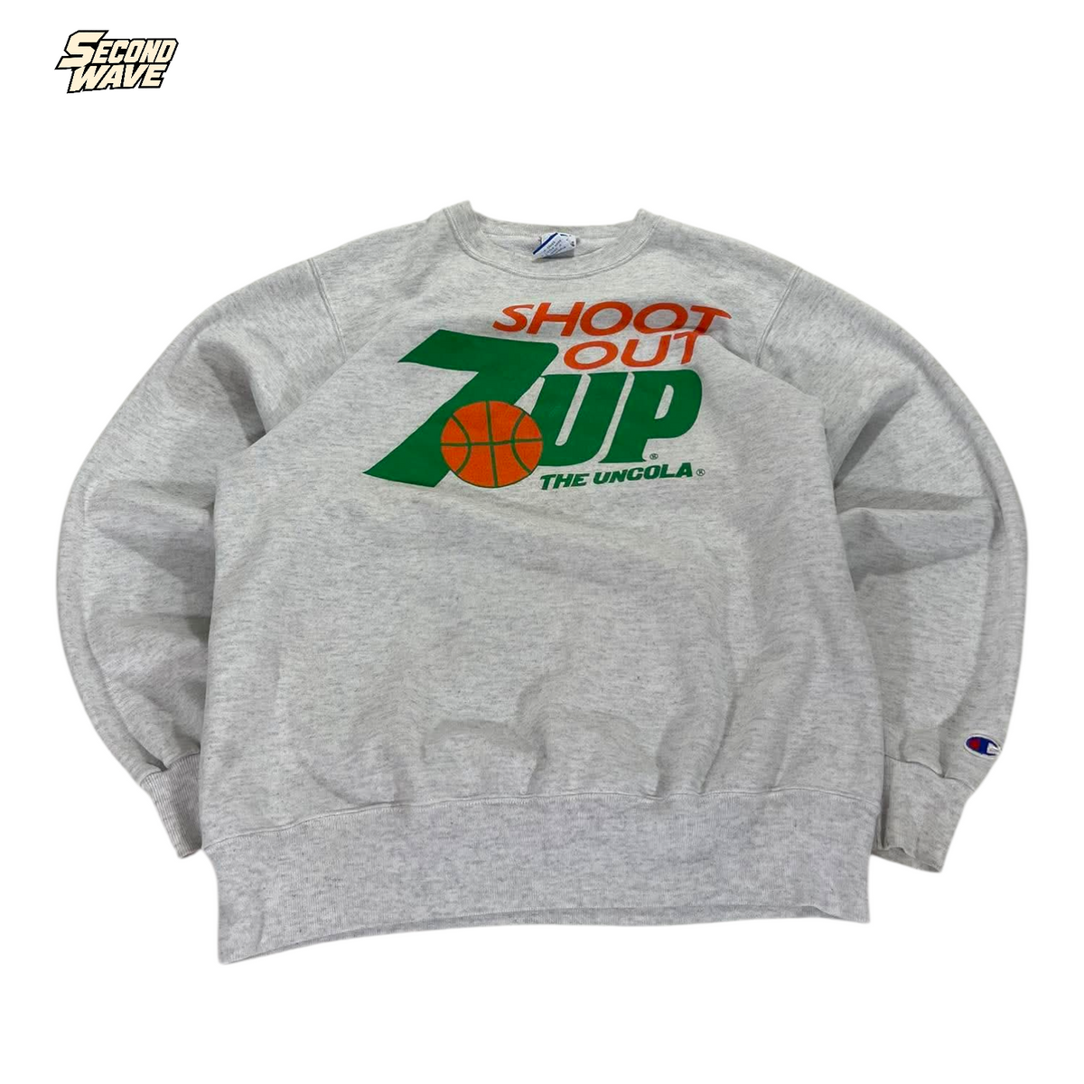 CHAMPION 7UP GRAY CREWNECK (L)