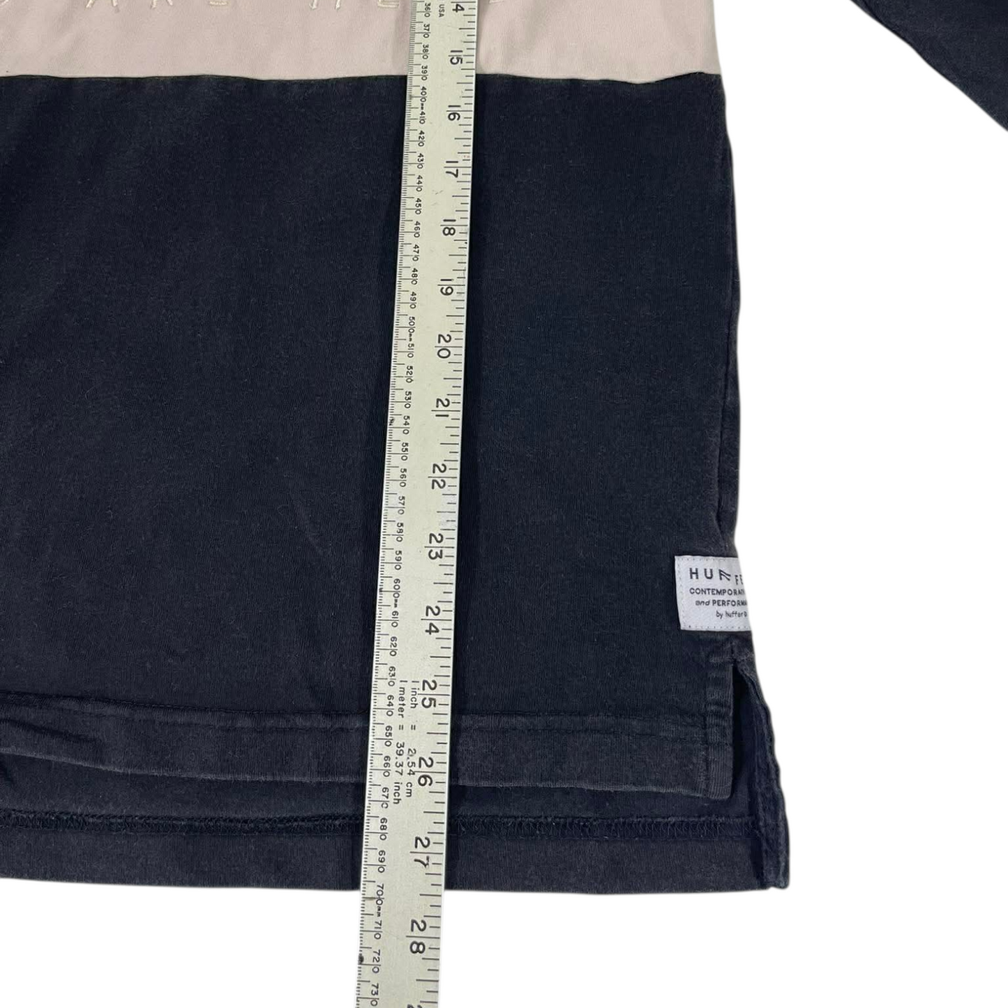 HUFFER RUGBY LONG SLEEVE POLO SHIRT (S-M)