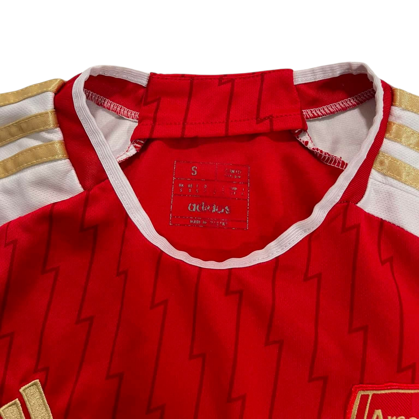ADIDAS ARSENAL EMIRATES RED SHIRT (S-M)