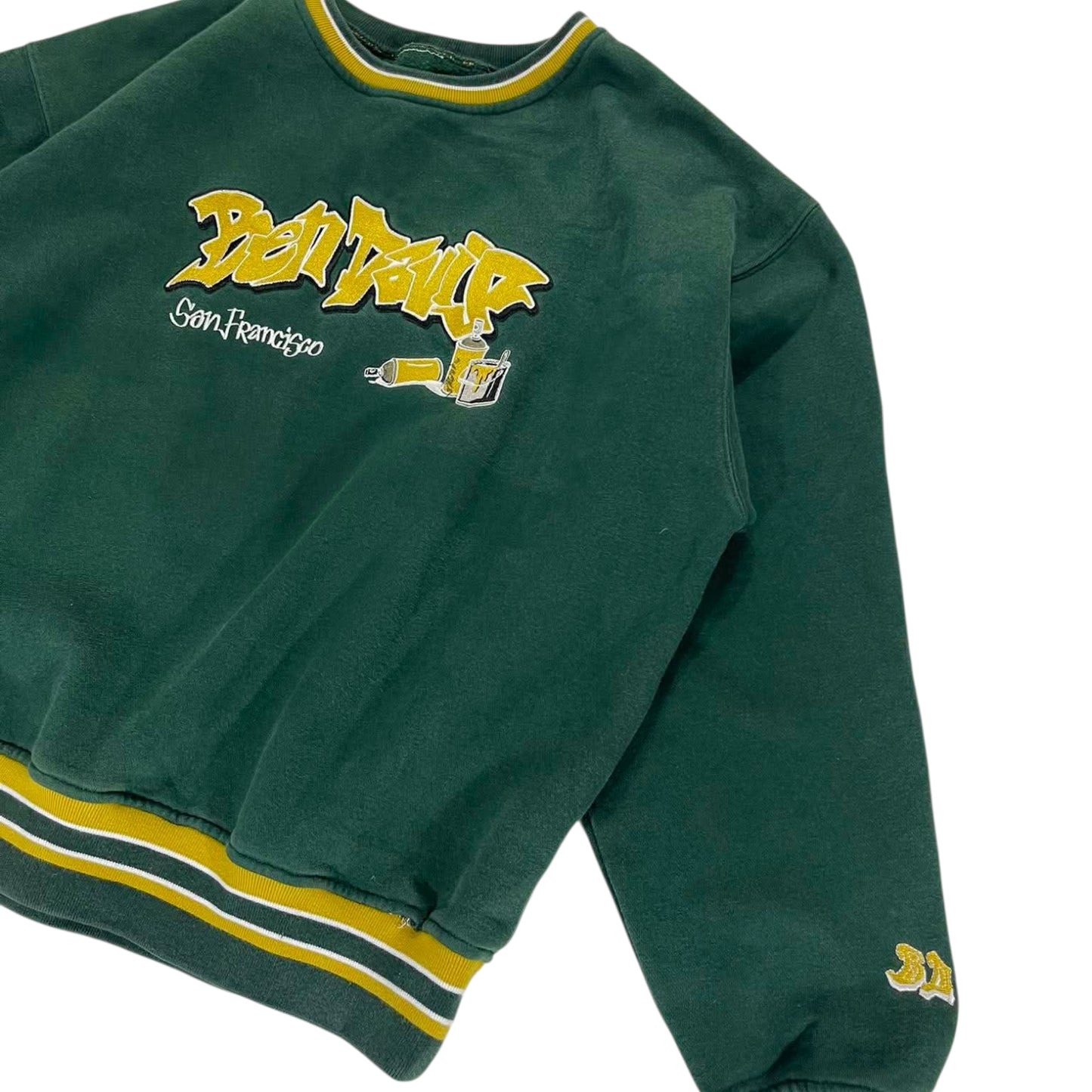 90S BEN DAVIS SAN FRANCISCO GREEN CREWNECK (M-L)