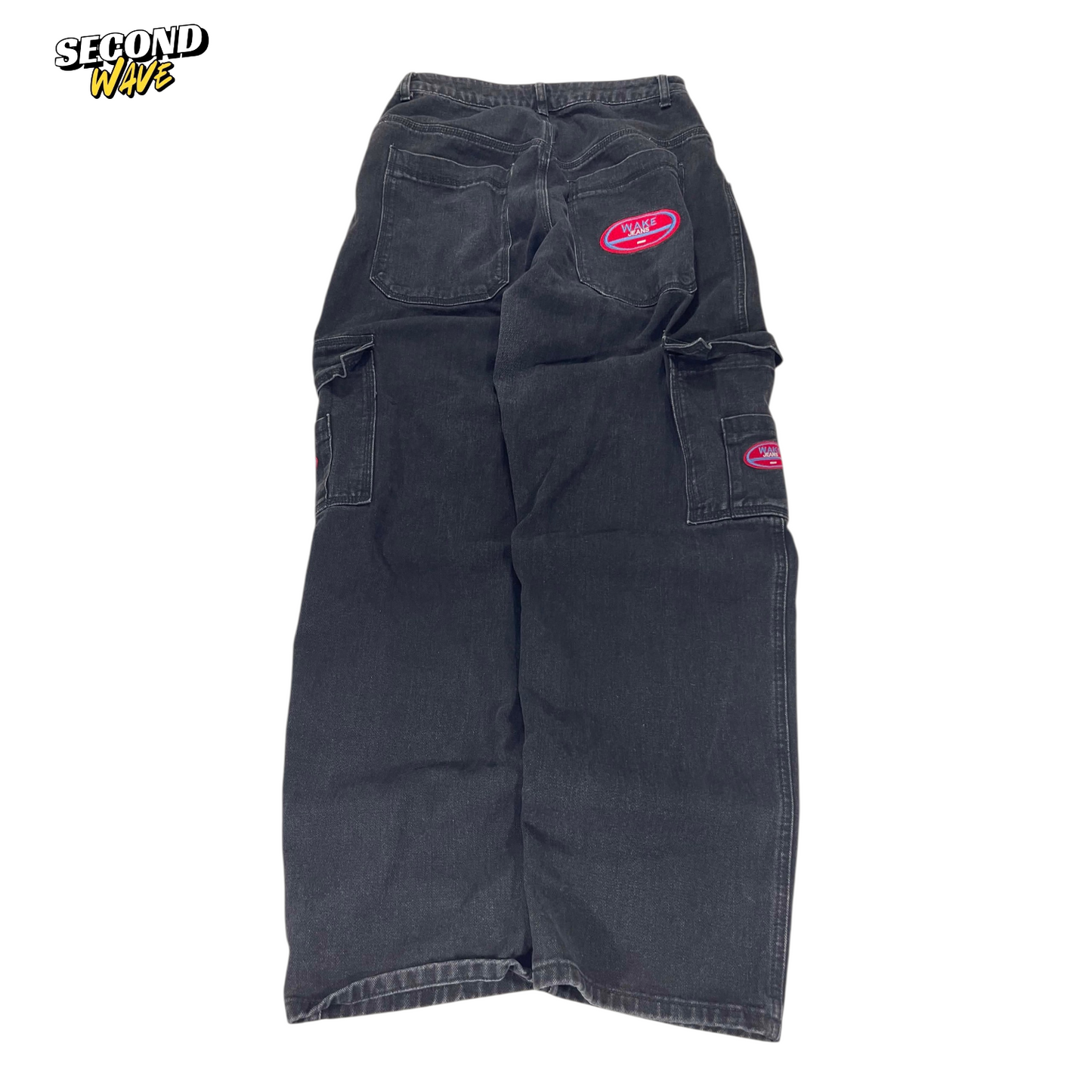 WAKE BLACK CARPENTER JEANS (30)