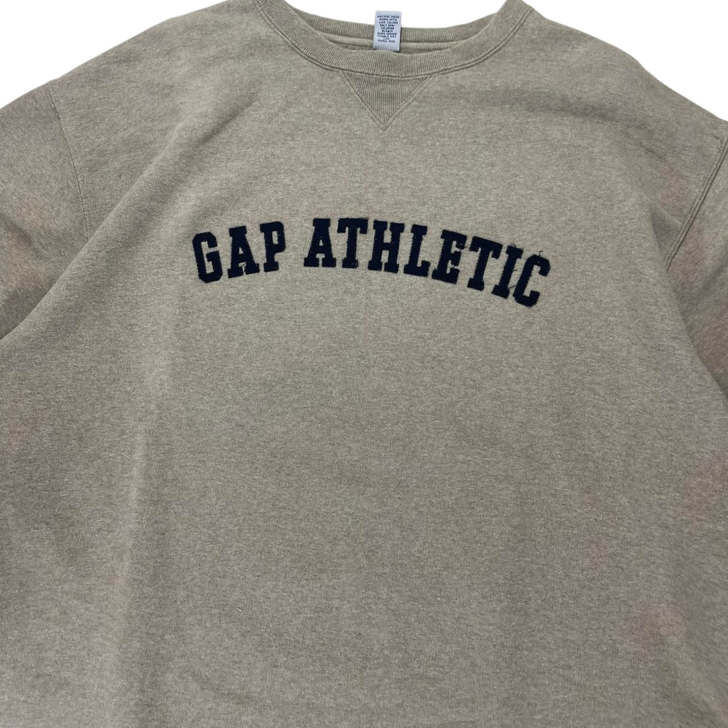 VINTAGE GAP ATHLETIC GREY SWEATSHIRT (L)
