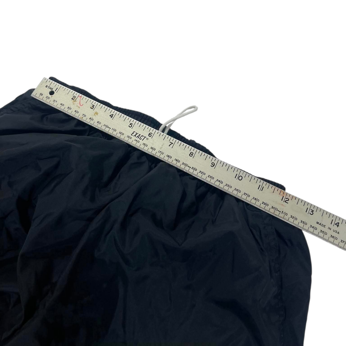 BLACK VINTAGE 90S LENCO TRACK PANTS (S-M)