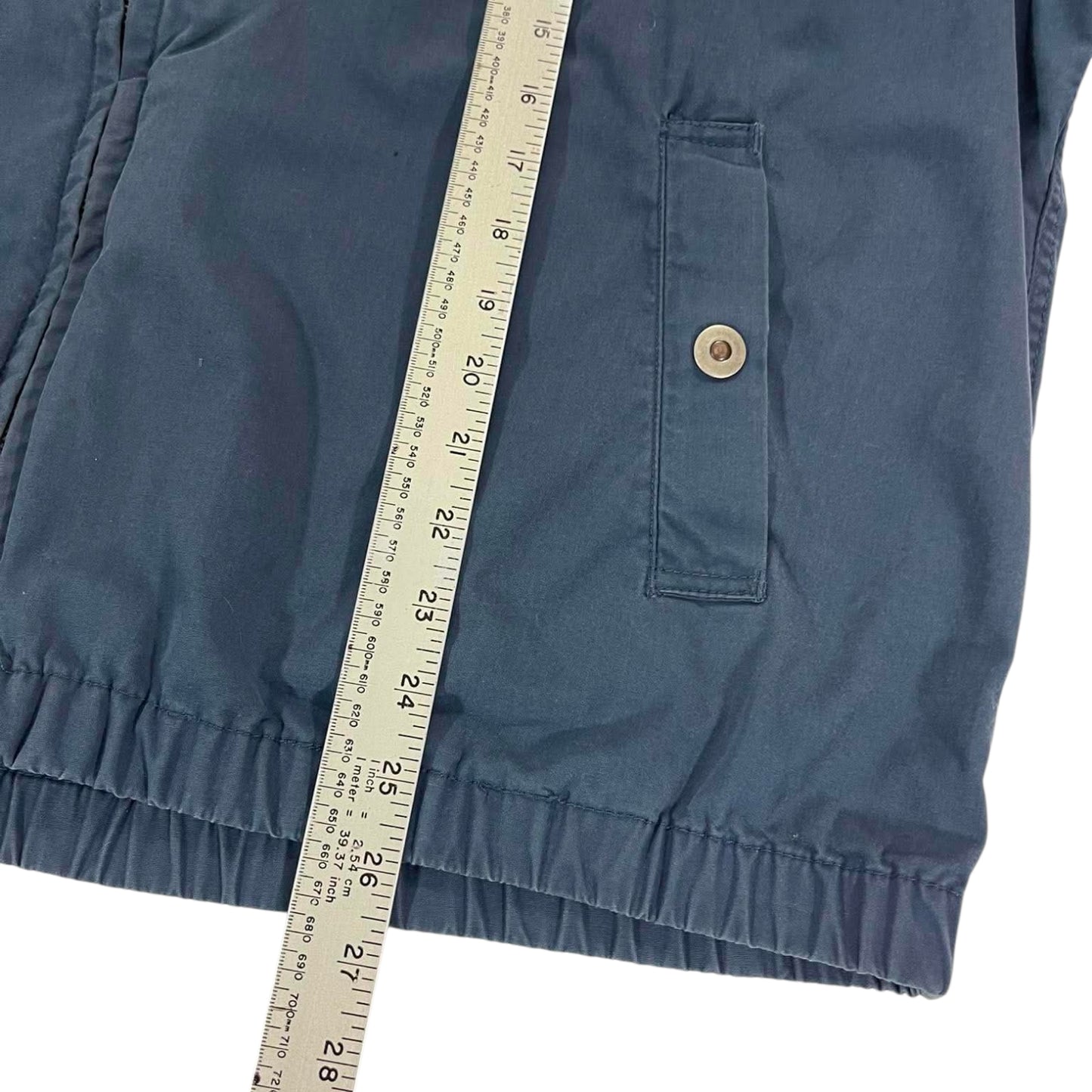 VINTAGE FADED ORIGIN CLASSIC BLUE HARRINGTON JACKET (M)