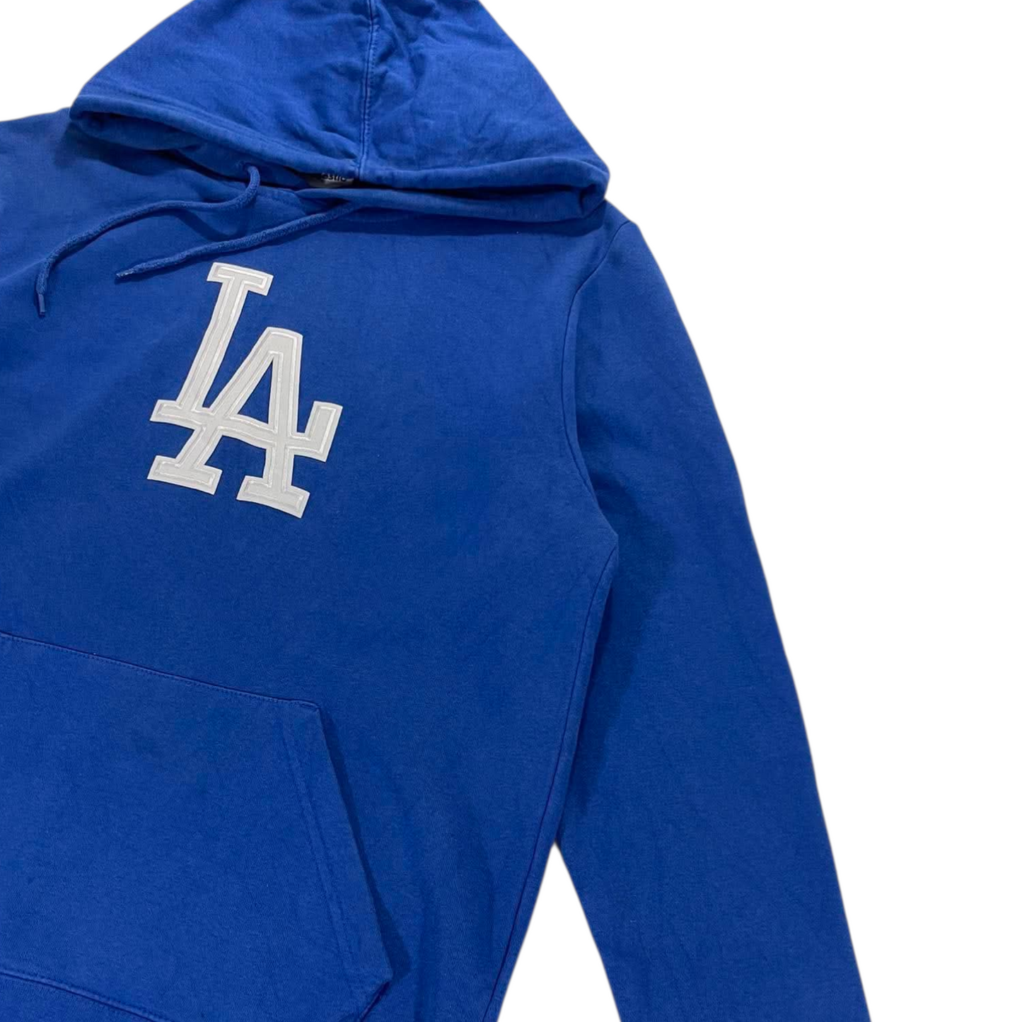 VINTAGE MAJESTIC ATHLETIC BLUE LOS ANGELES DODGERS HOODIE (M)