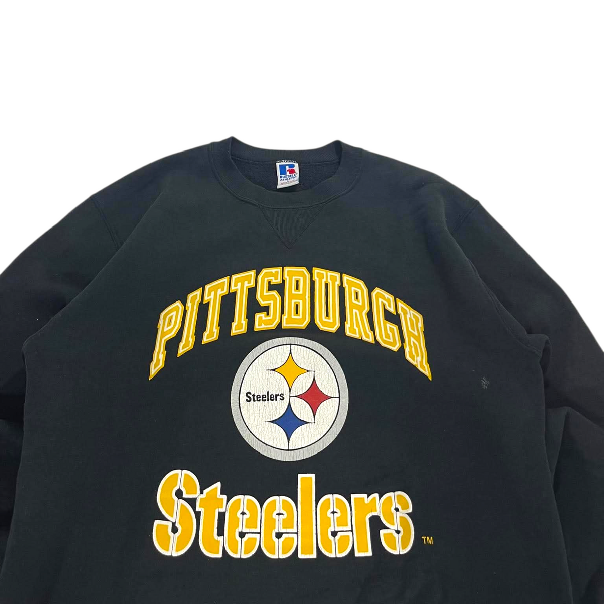 VINTAGE RUSSELL ATHLETIC STEELERS CREWNECK (L)