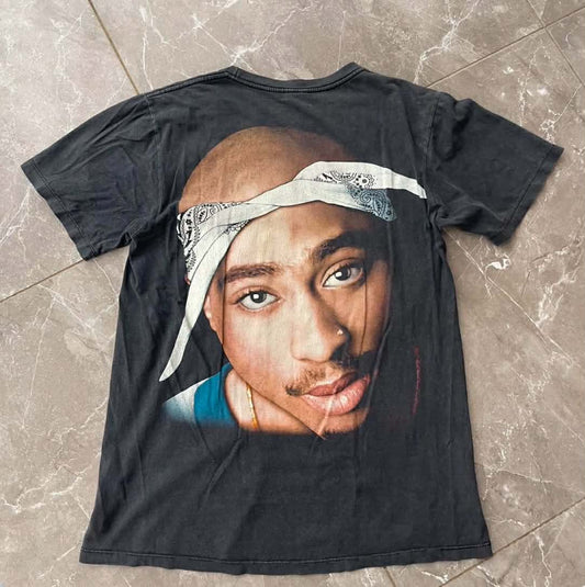 Y2K DOUBLE SIDED 2PAC SHIRT (M)
