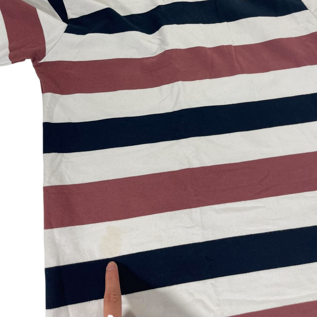 RALPH LAUREN RUGBY STRIPED POLO LONGSLEEVE (S - M)