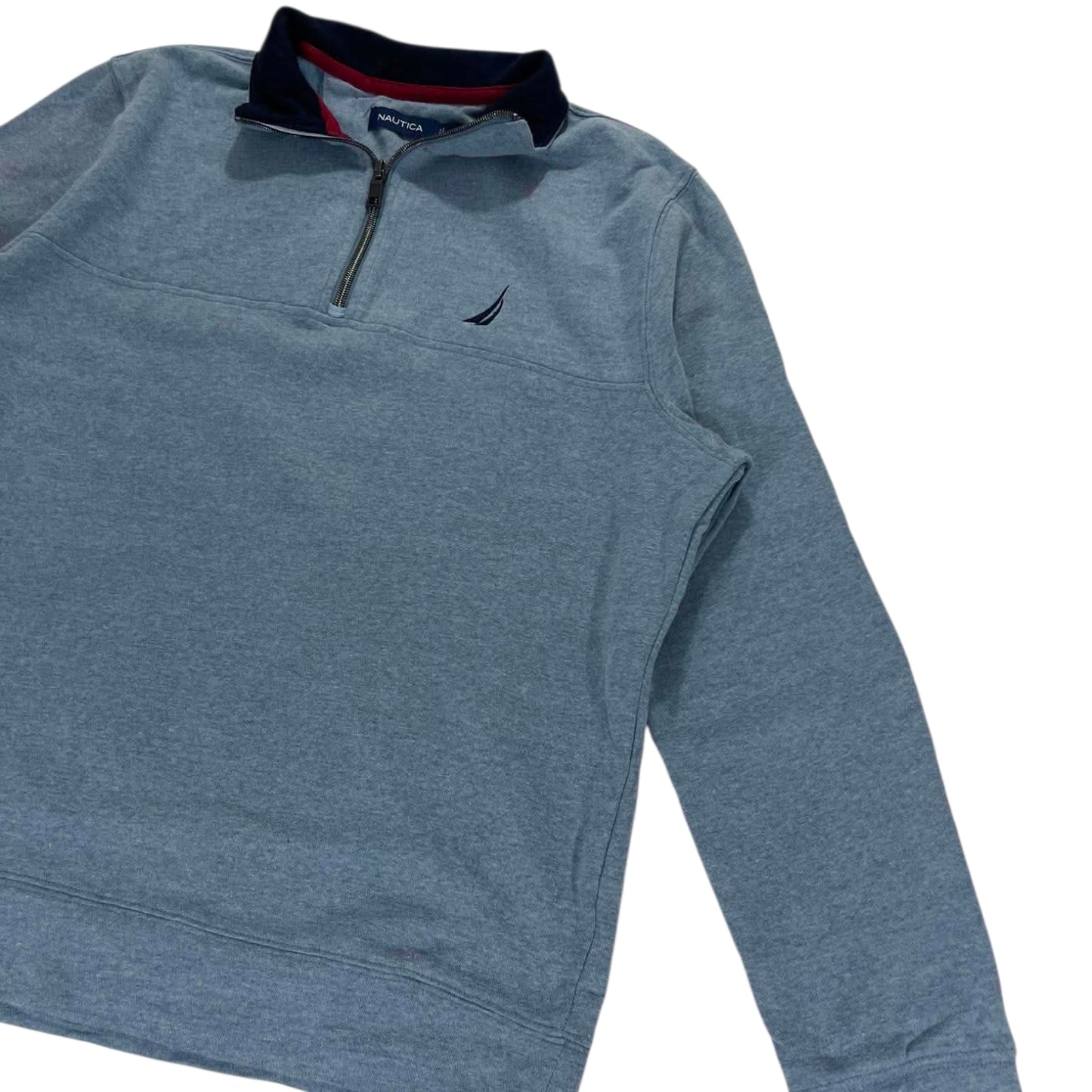VINTAGE NAUTICA QUARTER ZIP SWEATSHIRT (M)