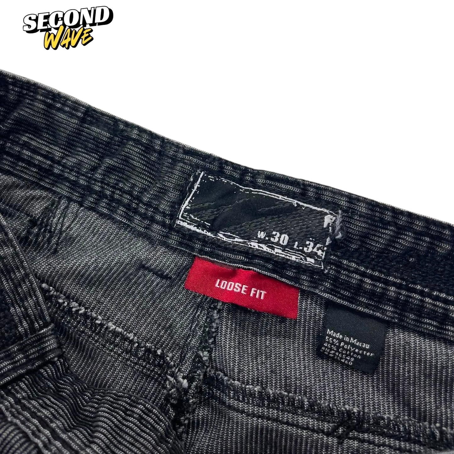 Y2K OAKLEY DENIM BAGGY JEANS (30)