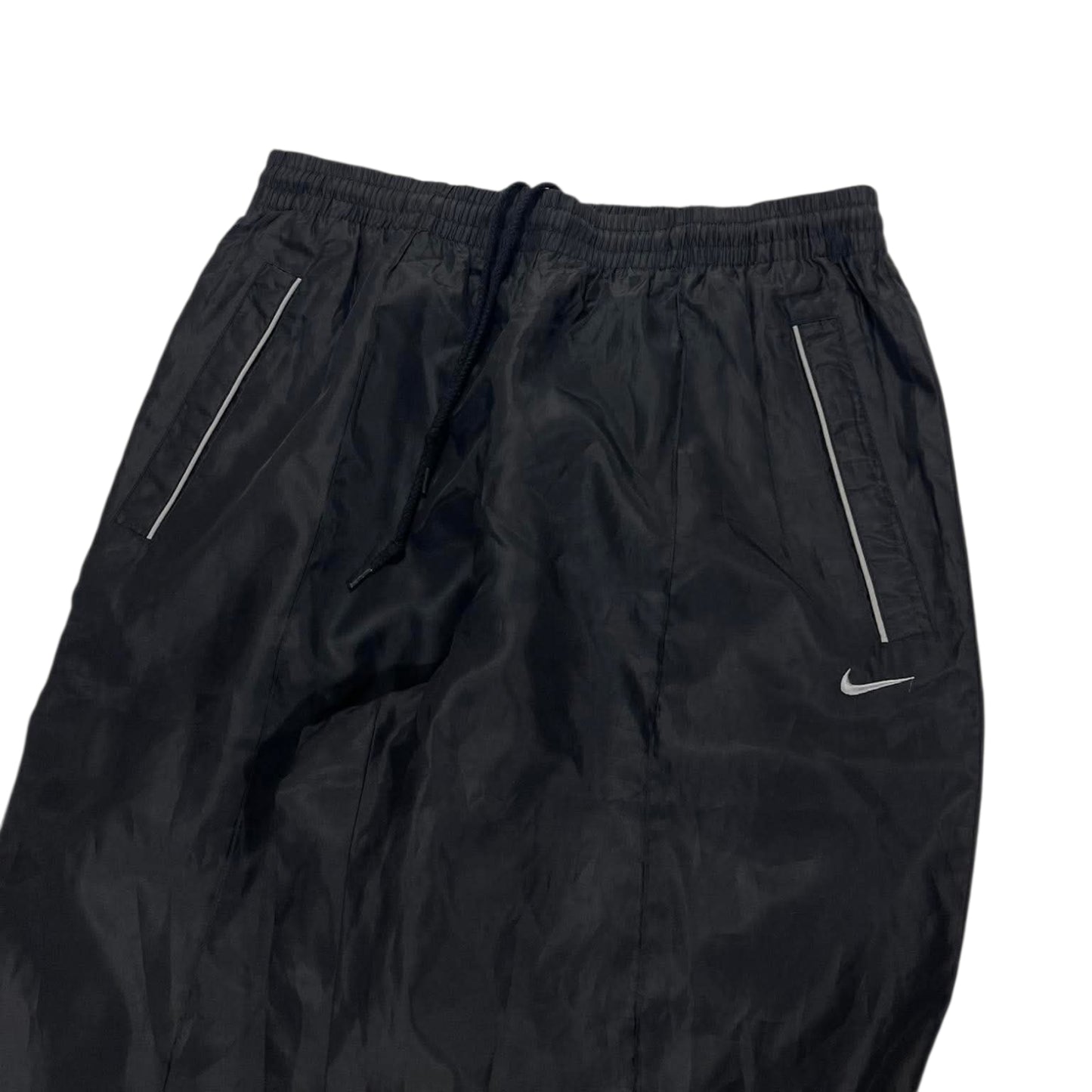 VINTAGE NIKE BLACK TRACK PANTS (L)