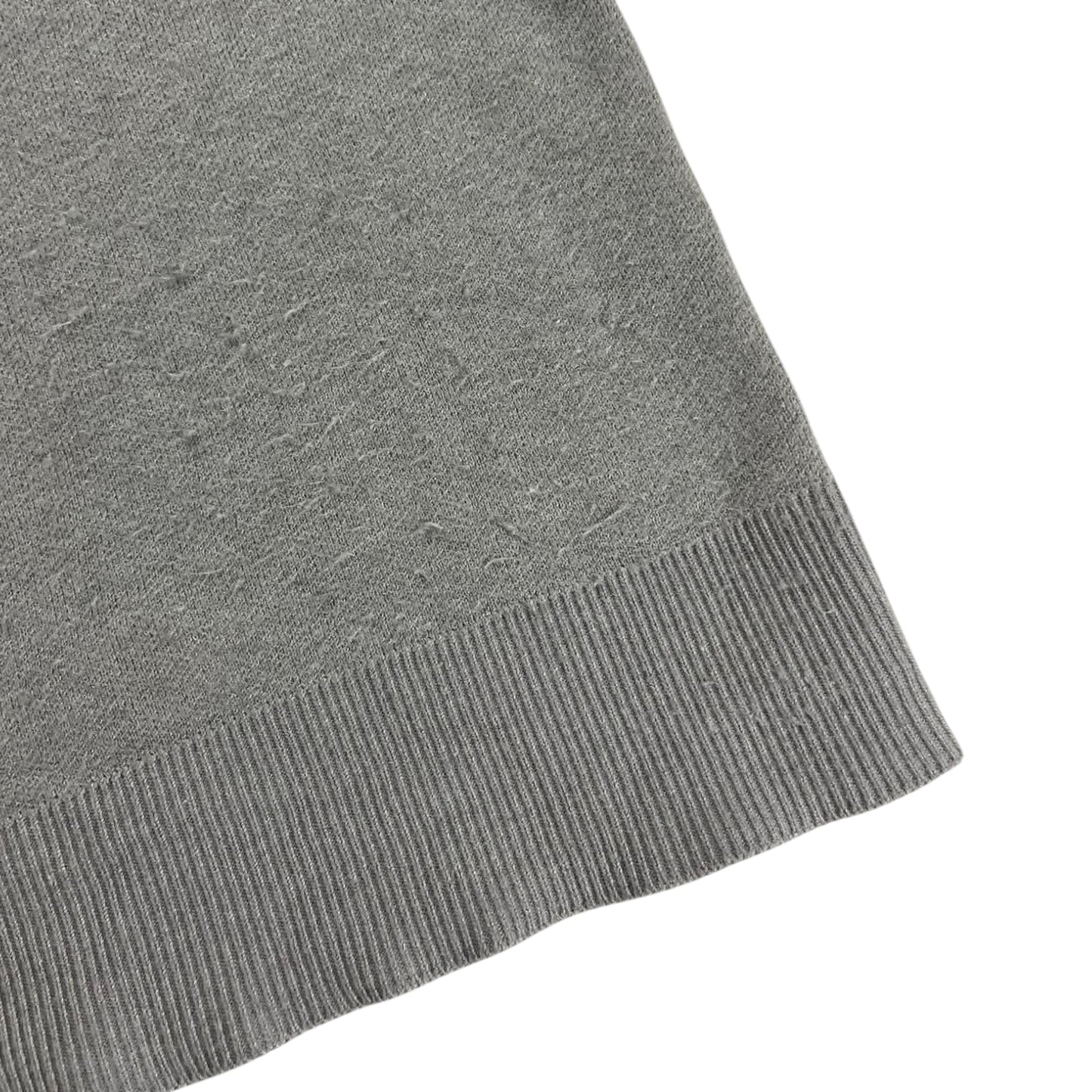 GREY QUARTER ZIP SWEATSHIRT (M)