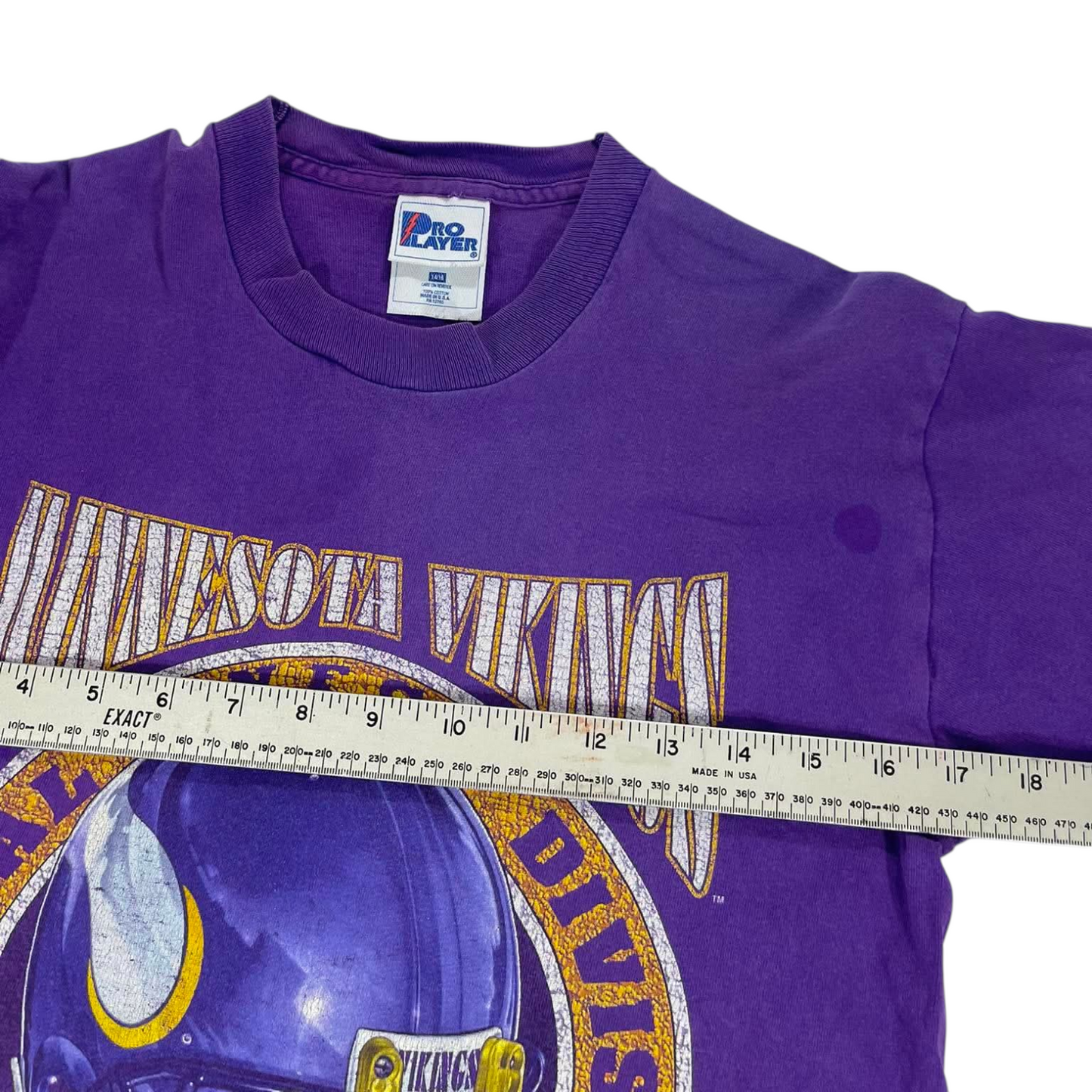 90S MINNESOTA VIKINGS PURPLE NFL TEE (S)