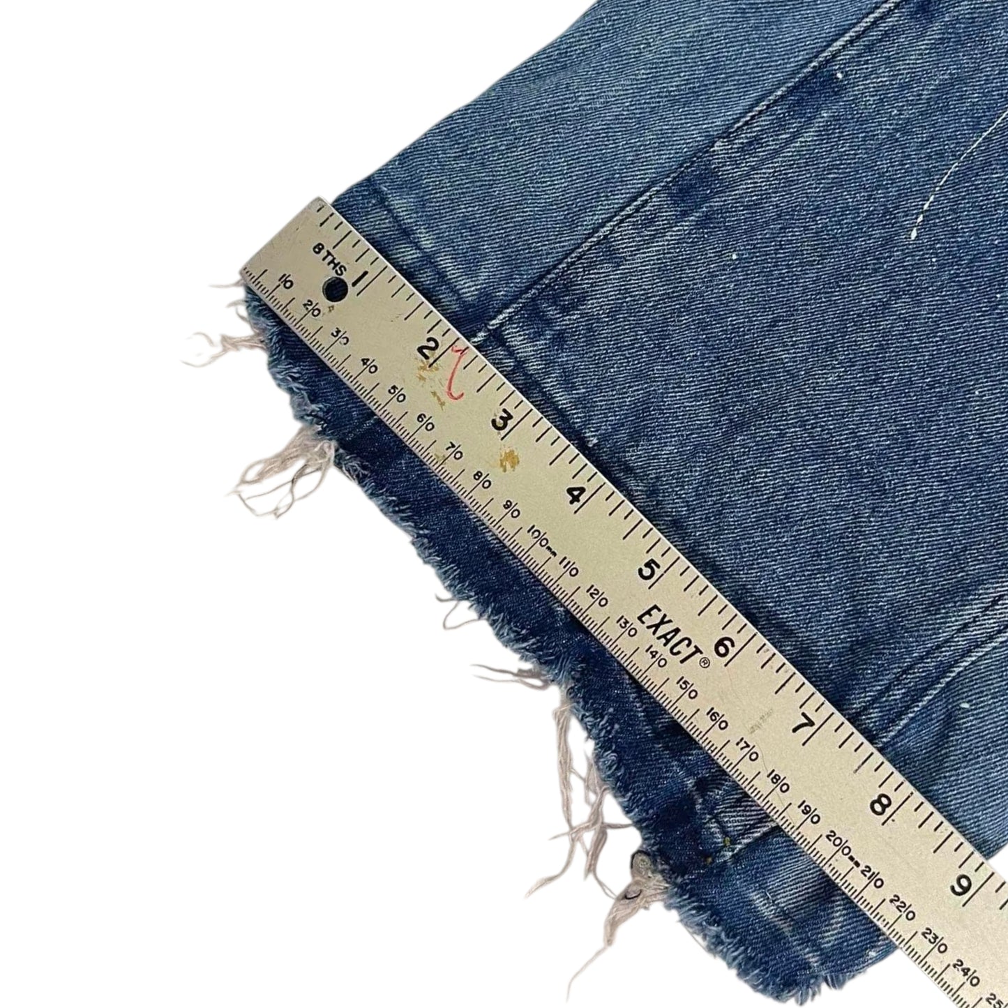 VINTAGE PAINT SPLATTER DENIM JEANS (32)