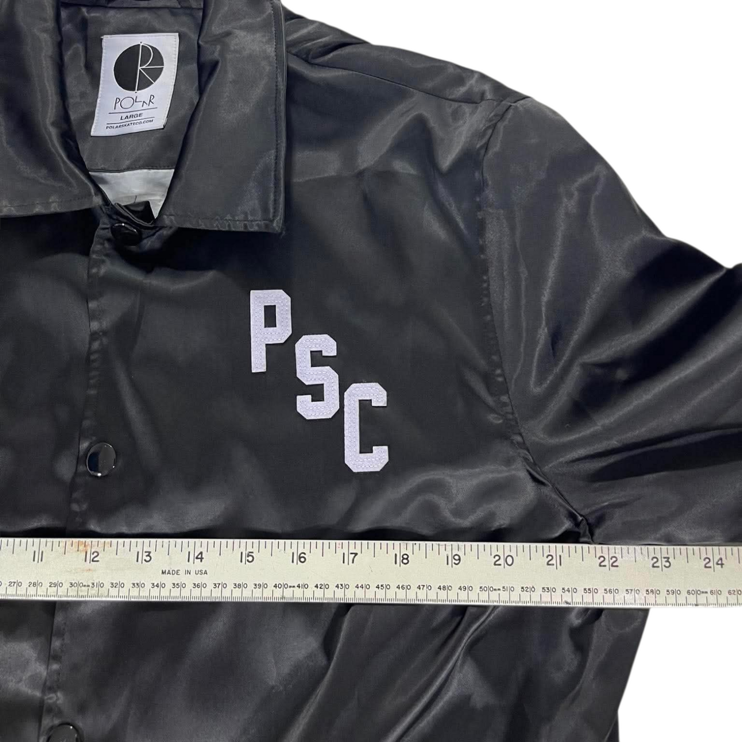 POLAR SKATE CLUB BLACK JACKET (L)