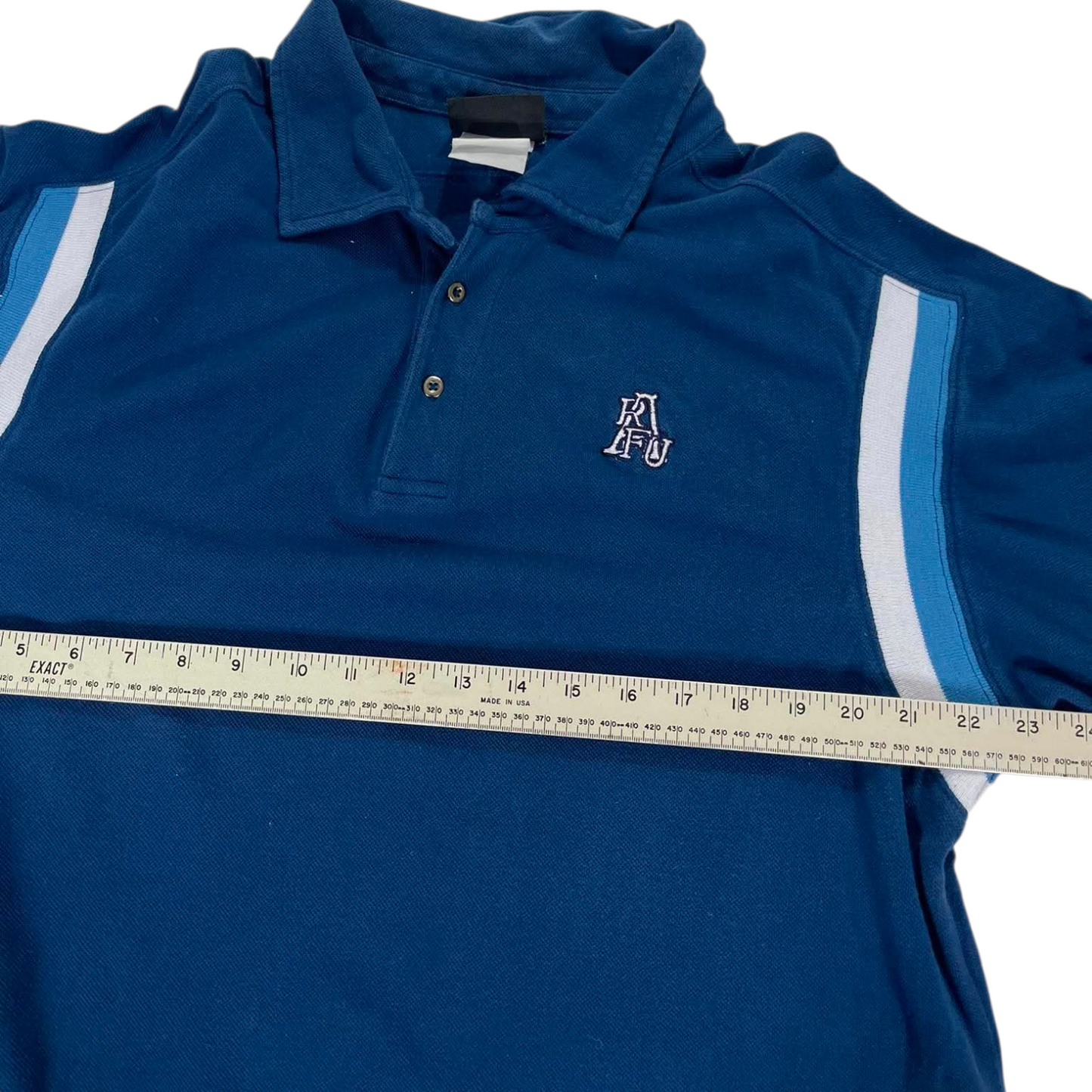 CCC NAVY BLUE POLO SHIRT WITH WHITE AND BLUE ACCENTS (XL)