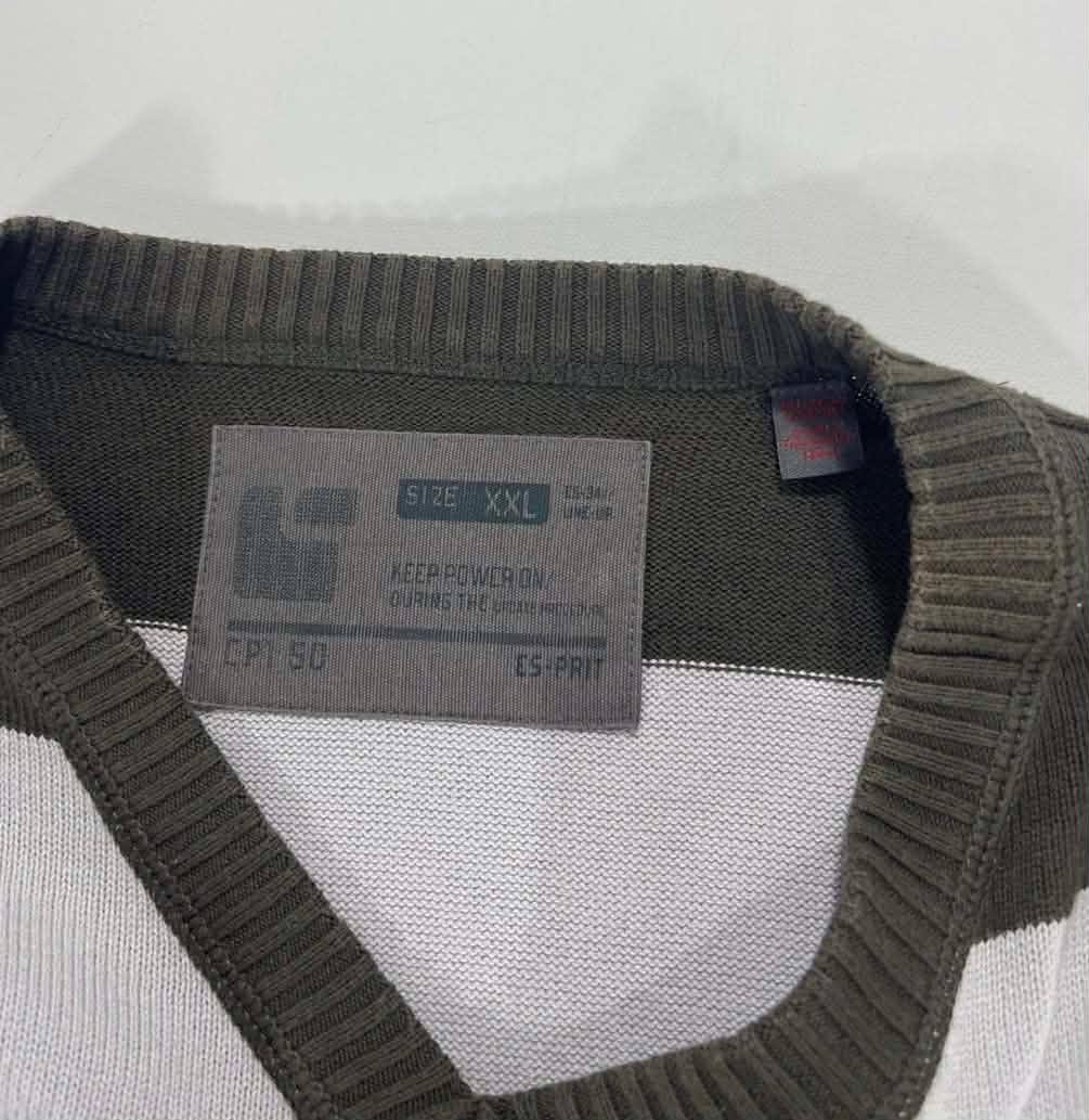 STRIPED LONG SLEEVED SWEATER (XL-XXL)