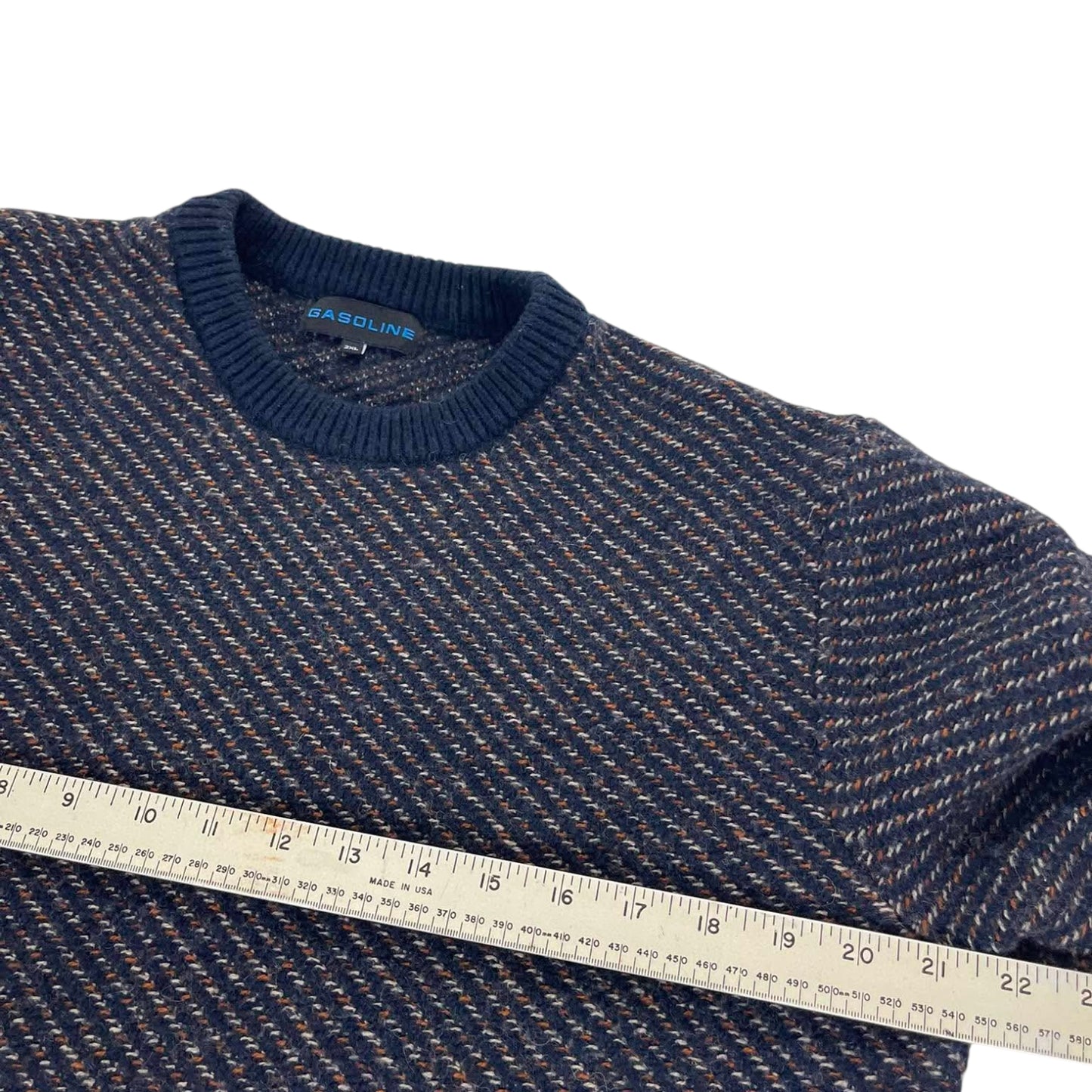 VINTAGE GASOLINE KNIT SWEATER (L)