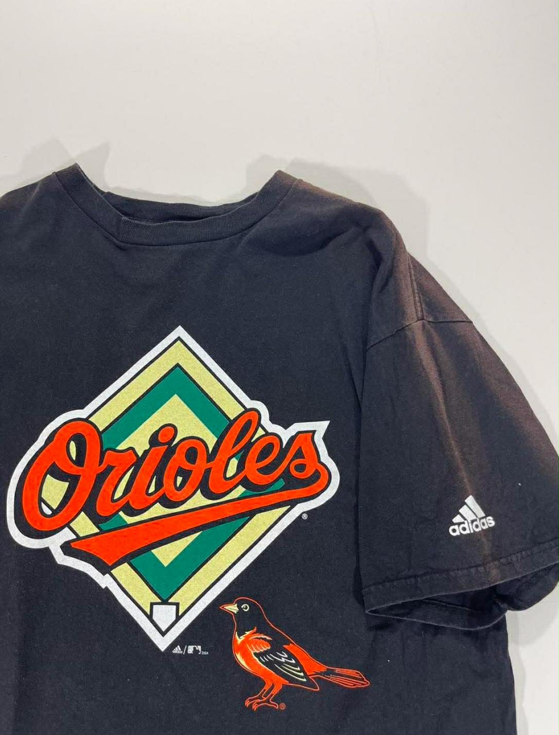 VINTAGE ADIDAS BLACK BALTIMORE ORIOLES T-SHIRT (L)