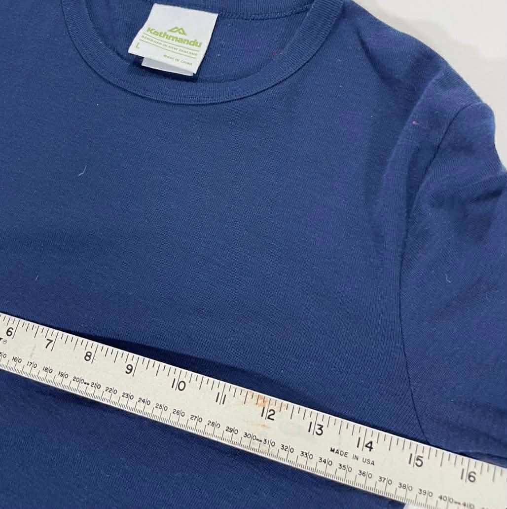 KATHMANDU BLUE LONG SLEEVED TOP (M-L)