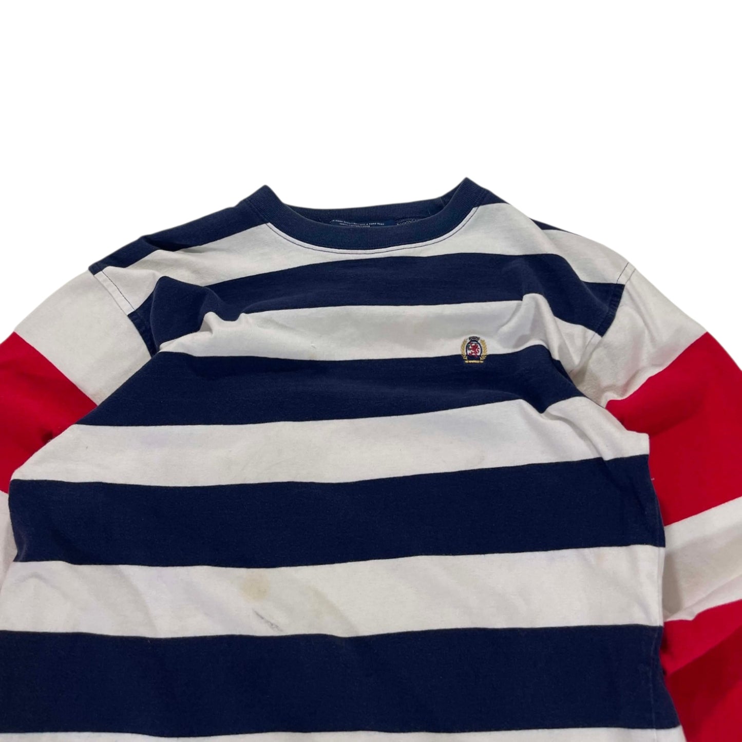 TOMMY HILFIGER STRIPED LONG SLEEVE (M-L)