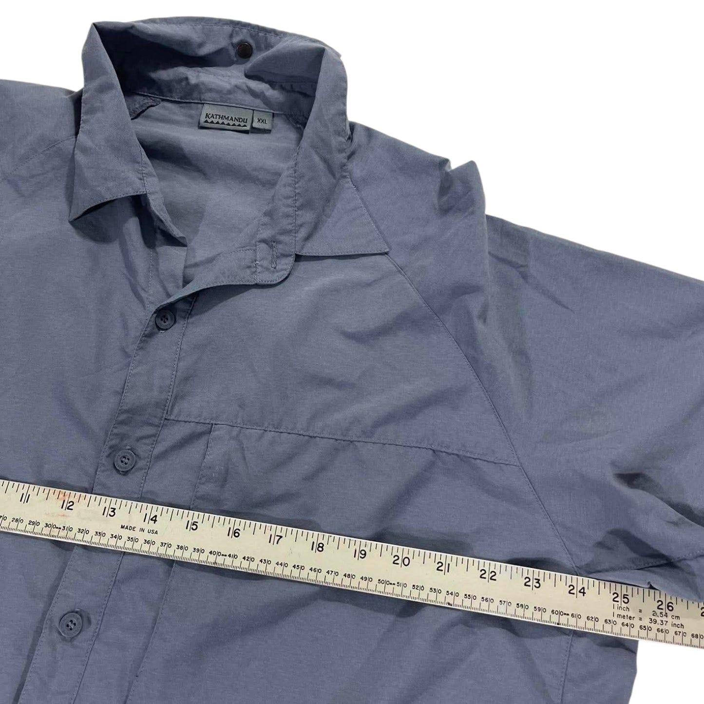 VINTAGE KATHMANDU BUTTON UP SHIRT (XXL)