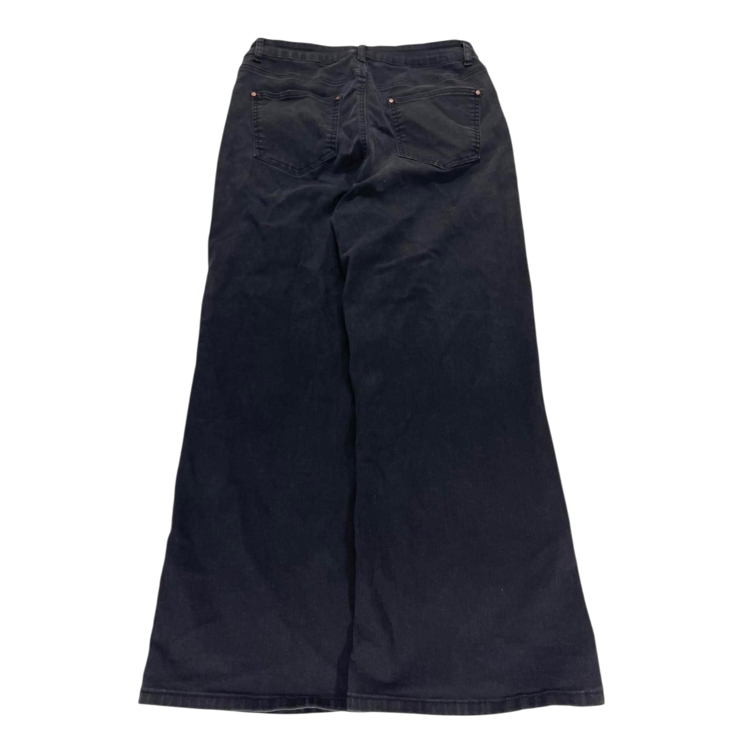 VINTAGE TWIN LAKES BLACK WIDE LEG JEANS (30)