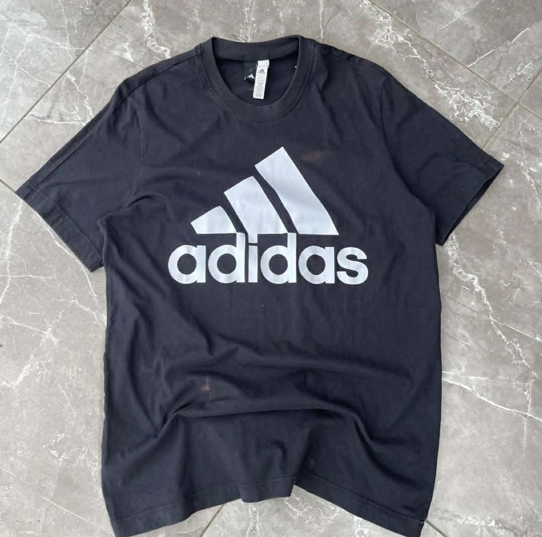 CLASSICESSENTIALS ADIDAS BLA K COTTON T-SHIRT (L)
