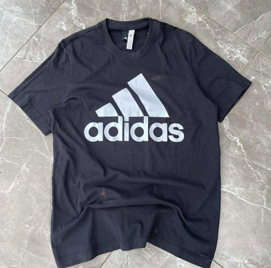 CLASSICESSENTIALS ADIDAS BLA K COTTON T-SHIRT (L)