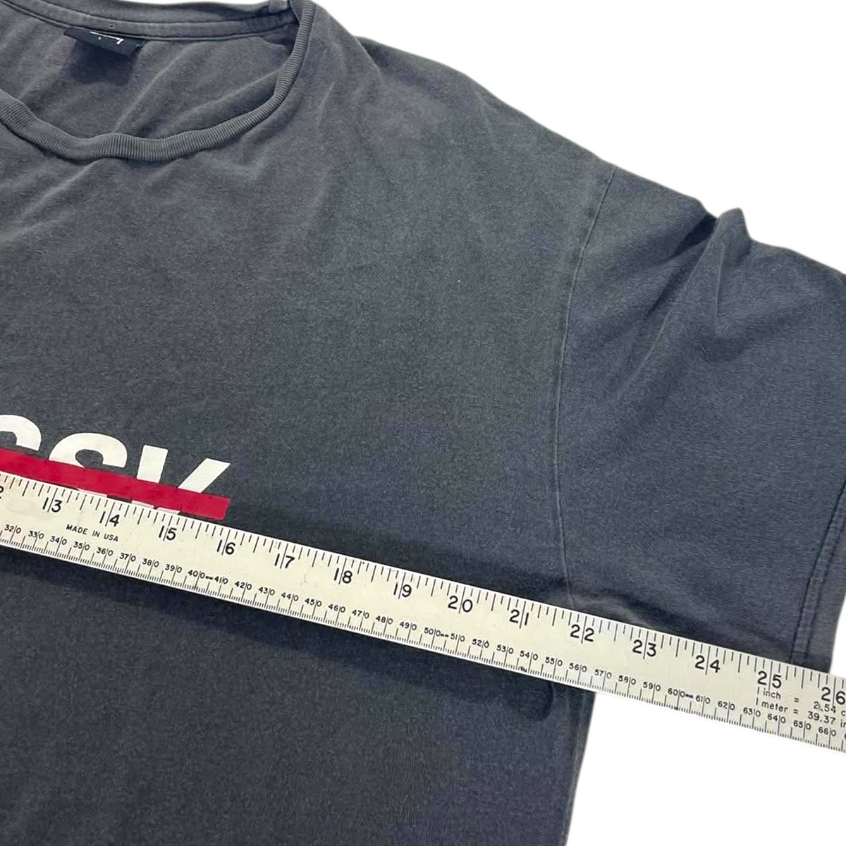 STÜSSY GRAY T-SHIRT (L)