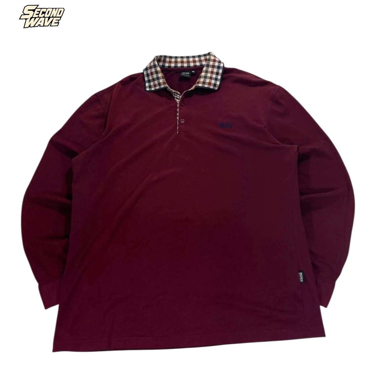 BOSS POLO LONG SLEEVE (BEST FIT LARGE)