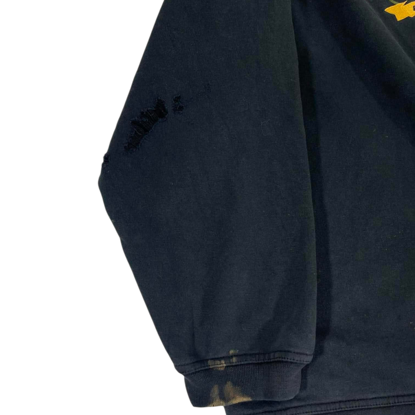 VINTAGE TRASHED LEVI'S NAVY SWEATSHIRT (M)