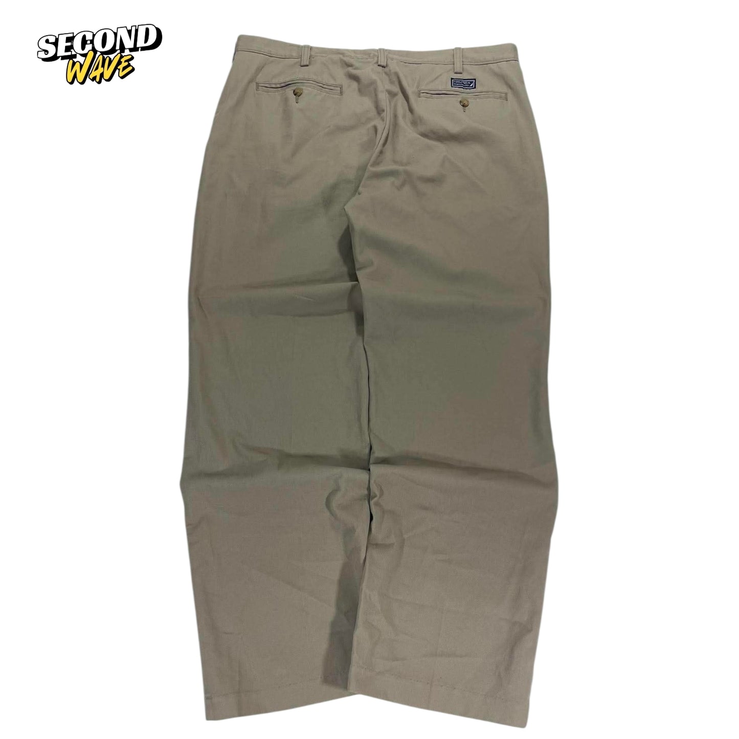 VINTAGE NAUTICA BROWN CHINO PANTS (38)