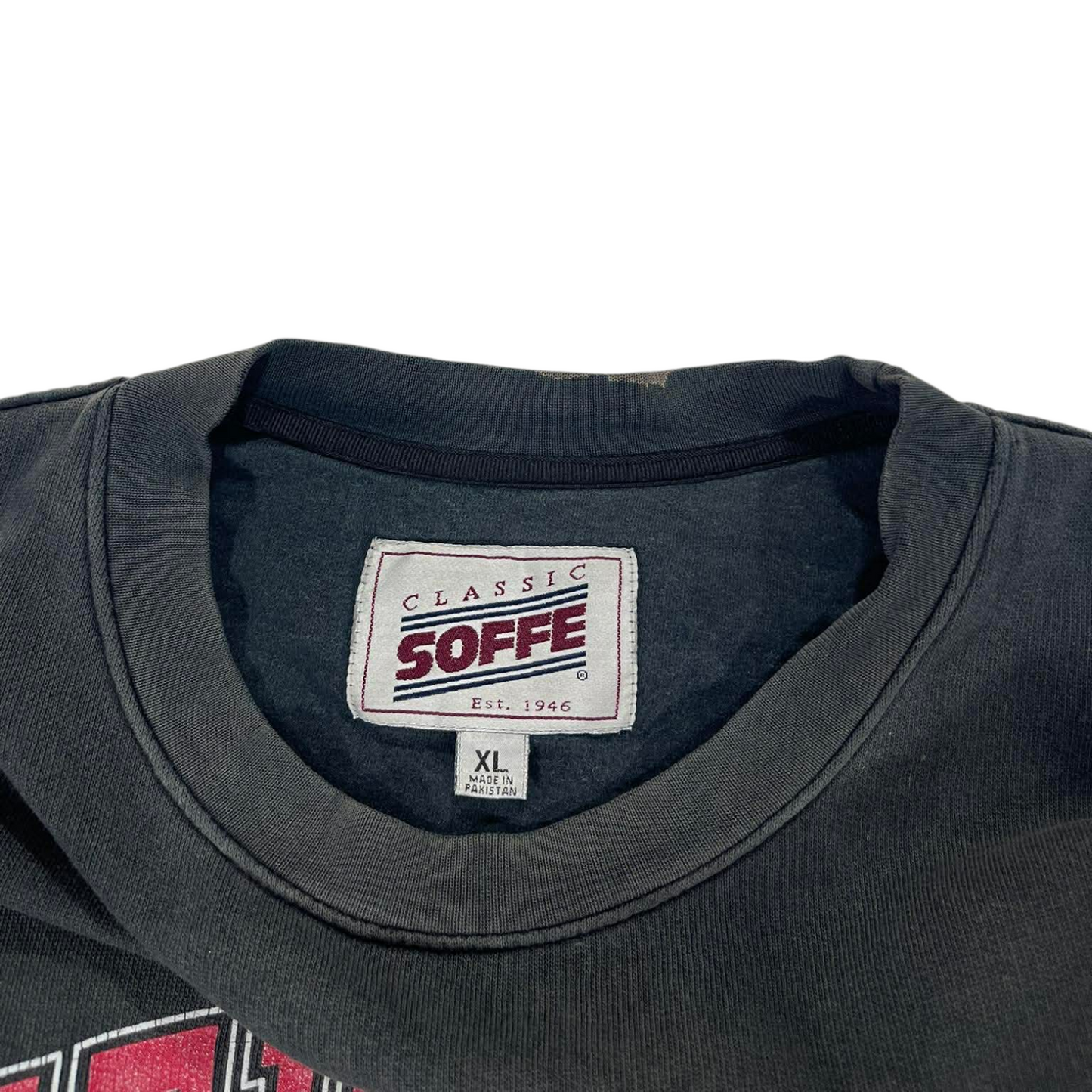90s NEBRASKA HUSKERS BLACK CREWNECK SWEATSHIRT (XL)