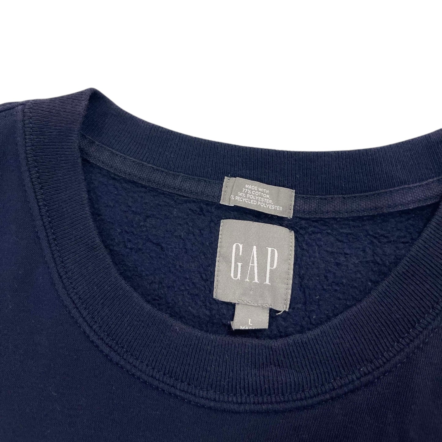 Y2K GAP ATHLETIC NAVY CREWNECK (L)