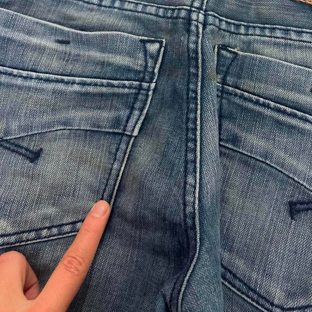 Y2K 622 MODUS CO. BOOTCUT JEANS (31)