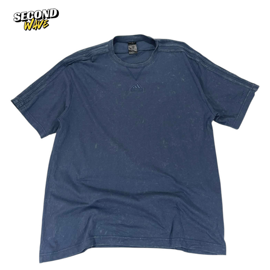ADIDAS T-SHIRT WITH EMBROIDERED LOGO (L)