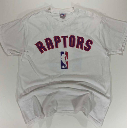 VINTAGE J WILLIAMS NBA TORONTO RAPTORS WHITE T-SHIRT (M-L)