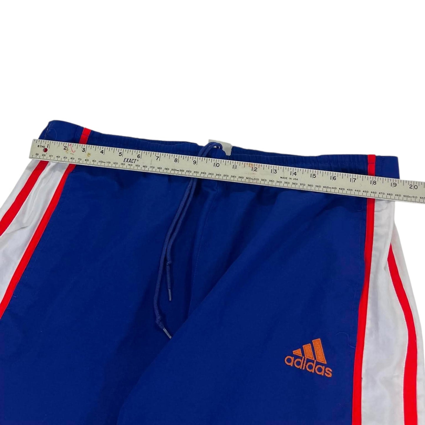 VINTAGE ADIDAS BLUE TRACK PANTS (XL)