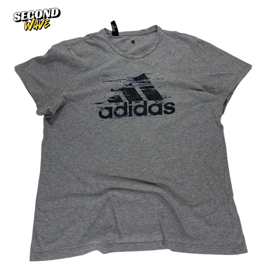 CLASSIC ADIDAS GREY GRAPHIC TEE (M)