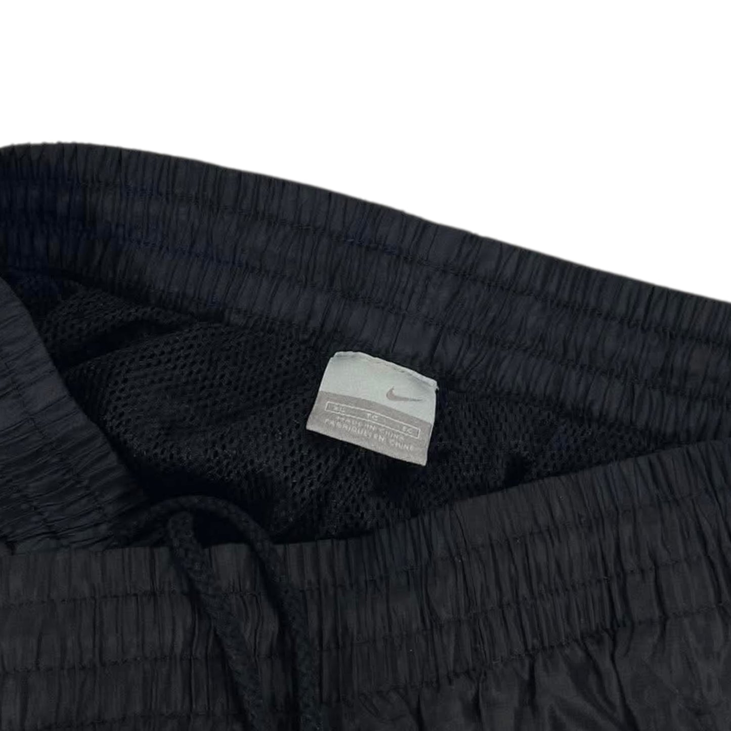 VINTAGE NIKE BLACK TRACK PANTS (L)