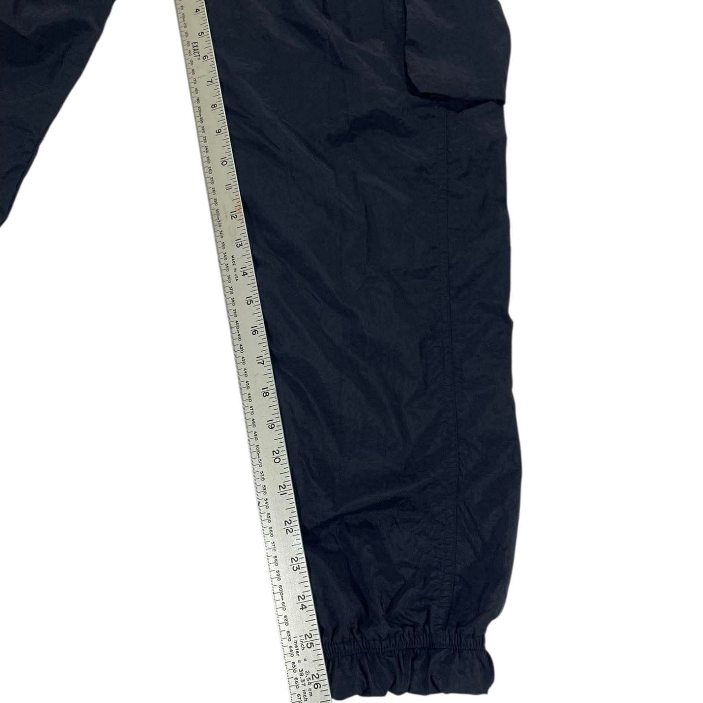 NIKE BLACK CARGO TRACK PANTS WITH PINK ACCENTS (XS-S)