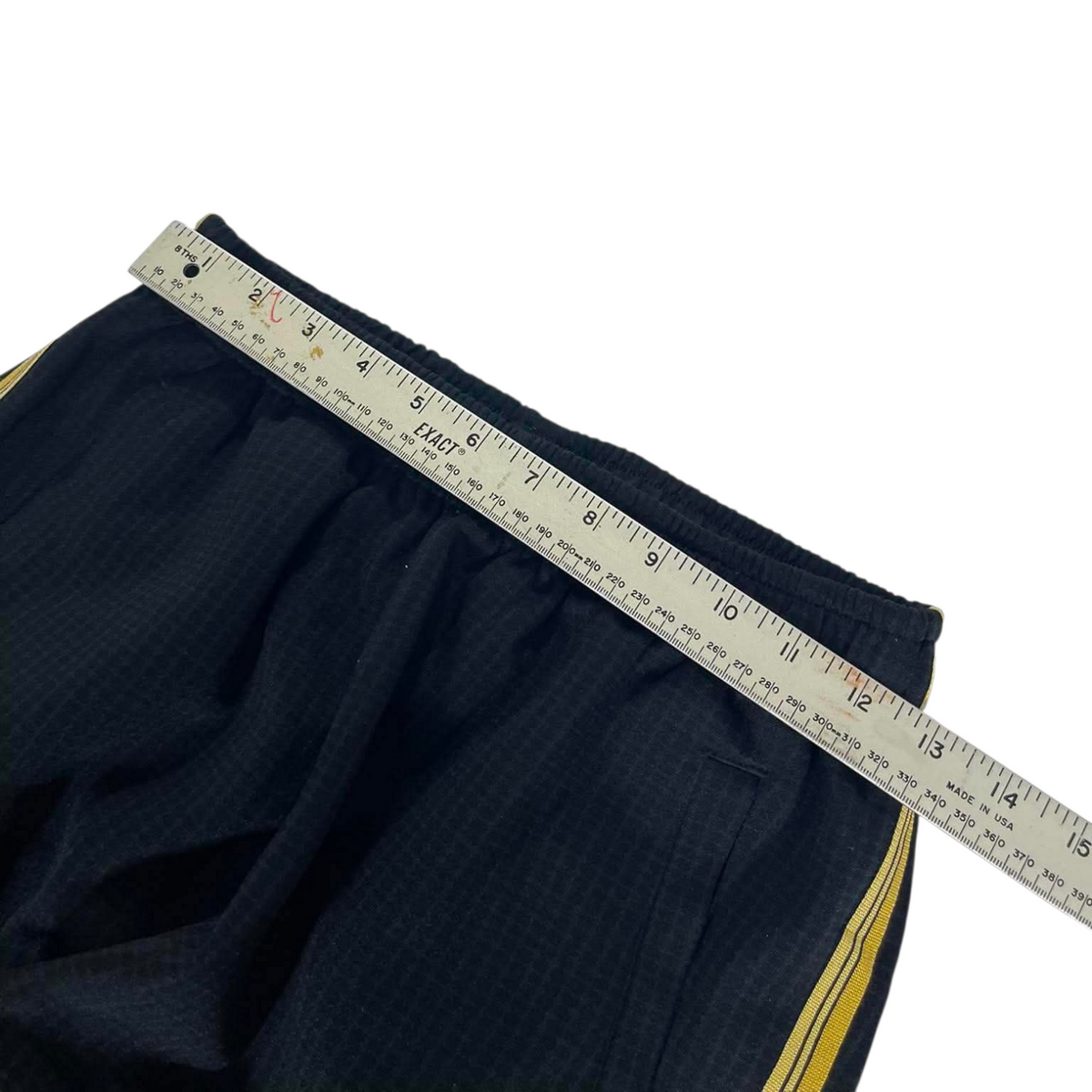 Y2K NIKE BLACK/YELLOW TRACK PANTS⁶ (BEST FIT M)