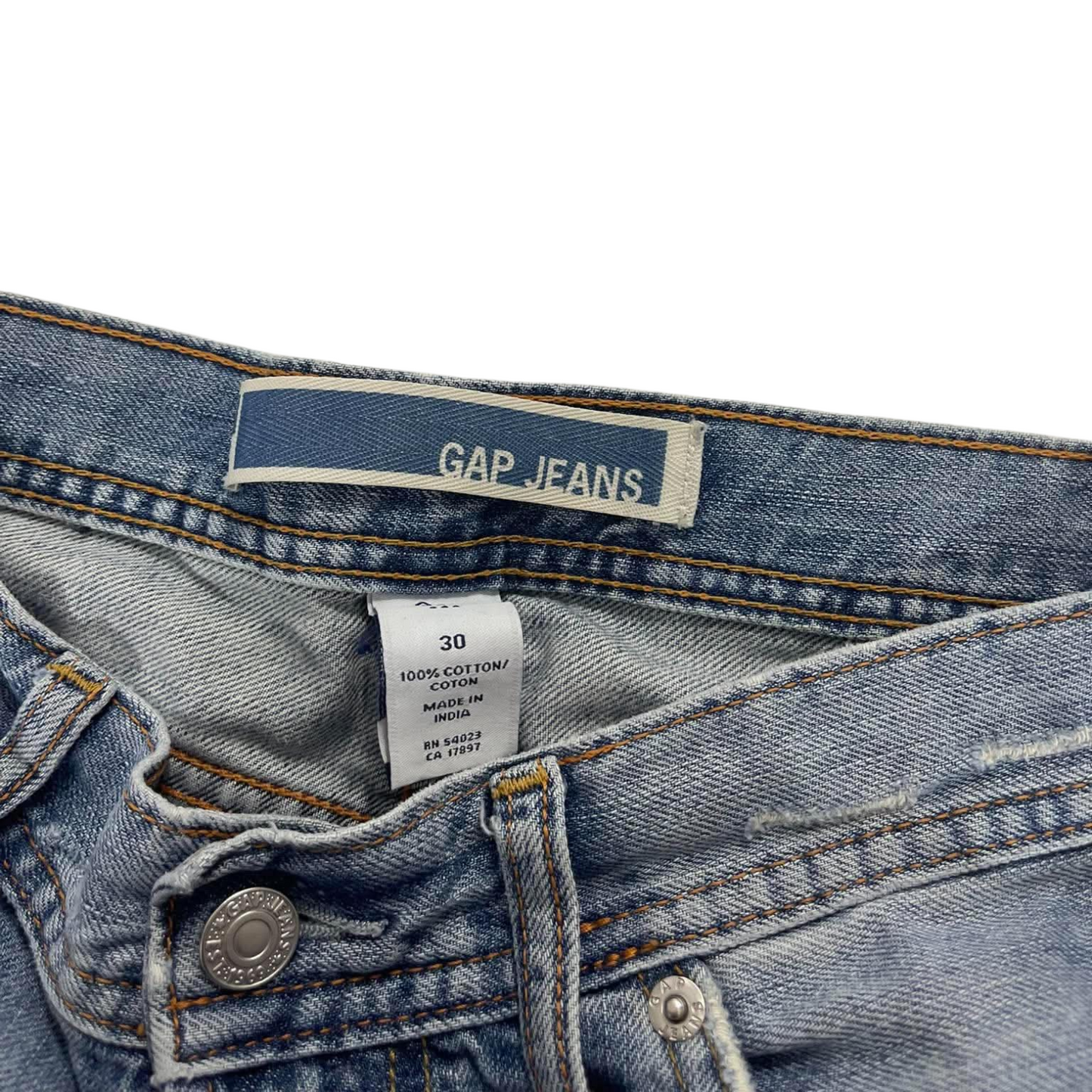 GAP BLUE 100% COTTON DENIM SHORTS (30)