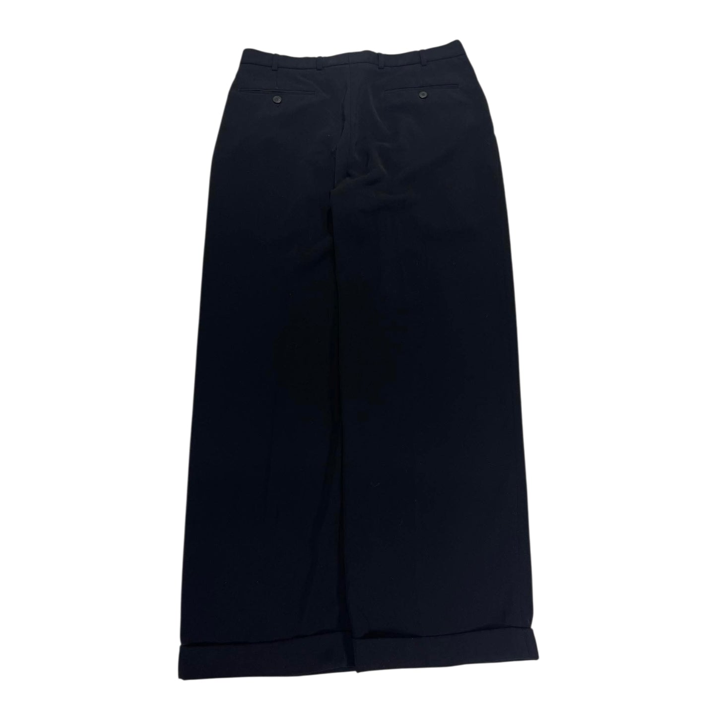 BRACKS BLACK WIDE LEG TROUSERS (34)
