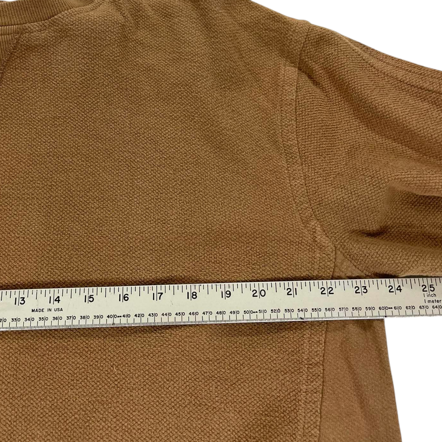 VINTAGE LINE 7 BROWN CANVAS WORKWEAR SWEATSHIRT (M-L)