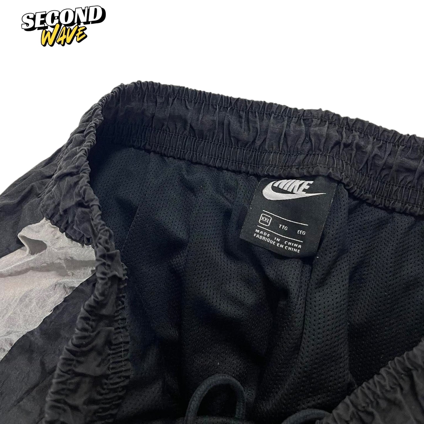 NIKE BLACK AND GREYTRACK PANTS (L)