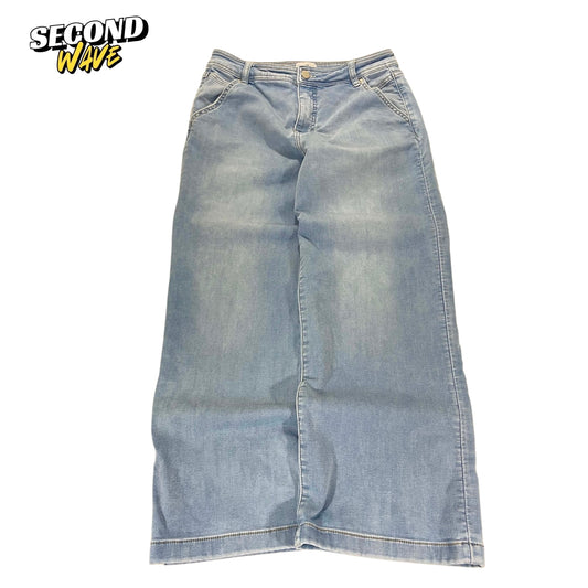 JUST JEANS WIDE LEG BLUE DENIM (UK 10)