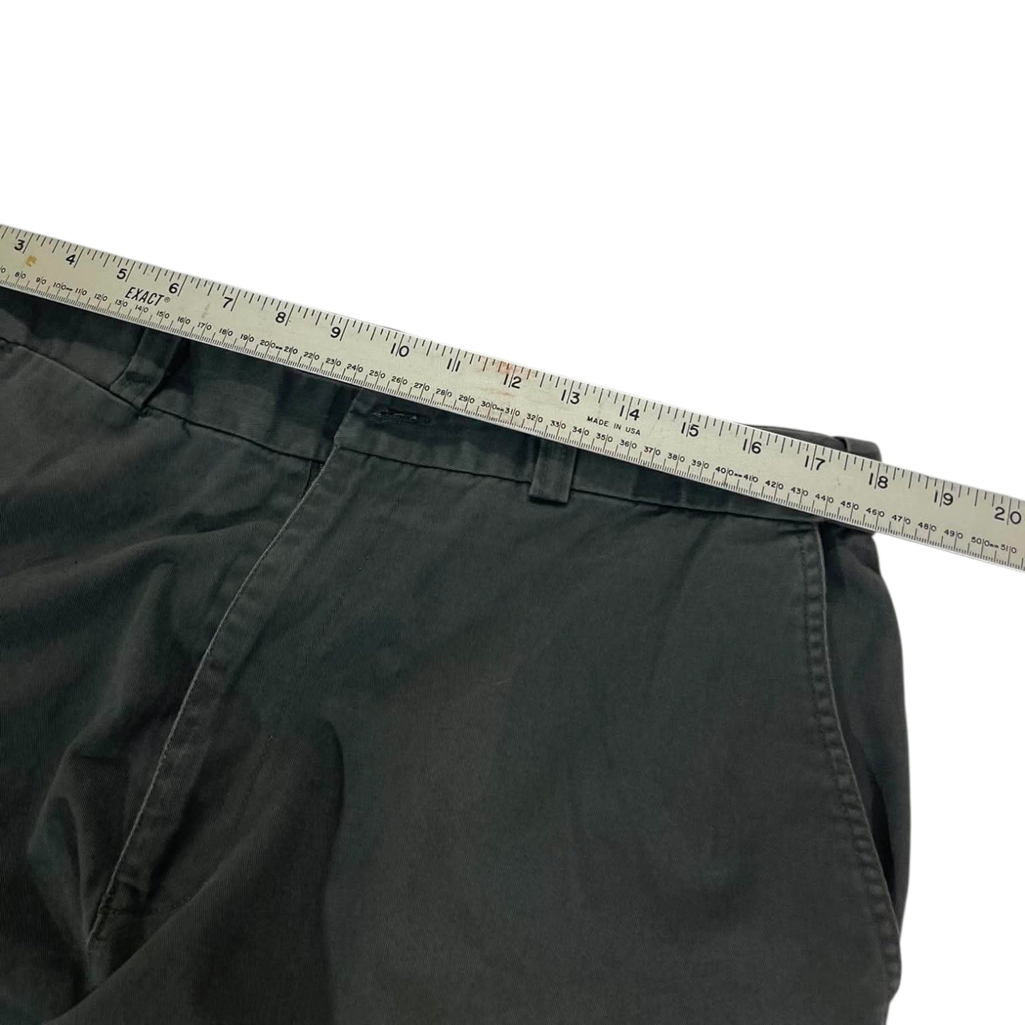 BRACK'S DARK OLIVE BAGGY WIDE LEG TROUSERS (36)
